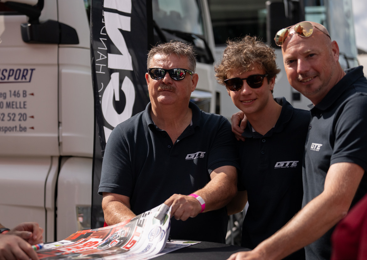 Gunther Van Den Hove, Maxim Van Den Hove en Wim Bradt van GTE Racing